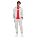 Tommy Jeans TJM Fleece Zip Thru Hoody Men DM0DM09592-GRY
