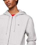 Tommy Jeans TJM Fleece Zip Thru Hoody Men DM0DM09592-GRY