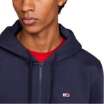 Tommy Jeans TJM Fleece Zip Thru Hoody Men DM0DM09592-NVY