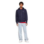 Tommy Jeans TJM Fleece Zip Thru Hoody Men DM0DM09592-NVY