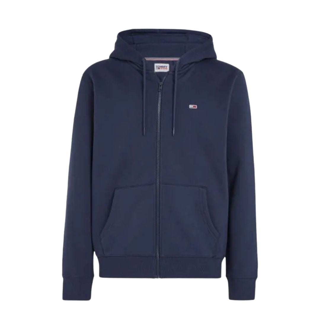 Tommy Jeans TJM Fleece Zip Thru Hoody Men DM0DM09592-NVY - Navy / S