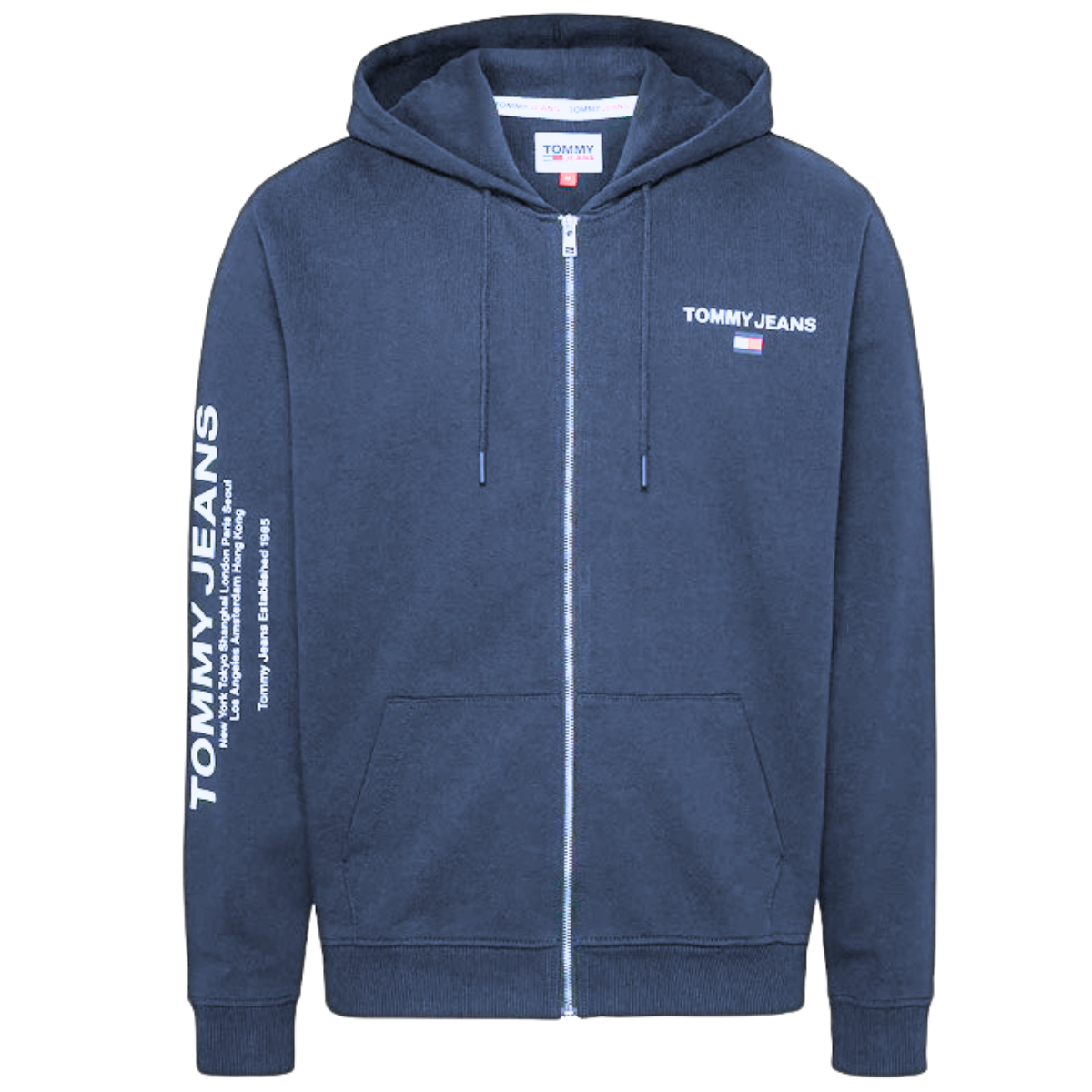 Tommy Jeans TJM Reg Entry Zip-Thru Hoodie DM0DM17783-NVY - Navy / 2XL