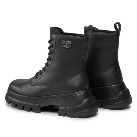 Tommy Jeans TJW Chunky Leather Boot EN0EN02503-BLK - Black / 38