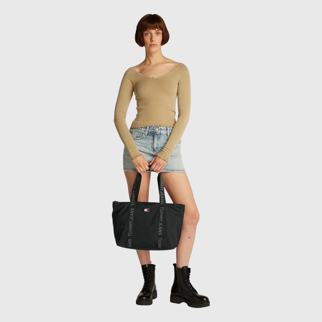 Tommy Jeans TJW ESS Daily Tote AW0AW17389-BLK - Black