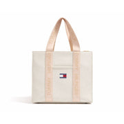 Tommy Jeans TJW ESS Daily Tote Leather Handbag women - BEG - Beige