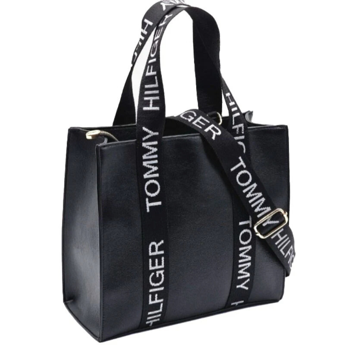 Tommy Jeans TJW ESS Daily Tote Leather Handbag women - BLK - Black