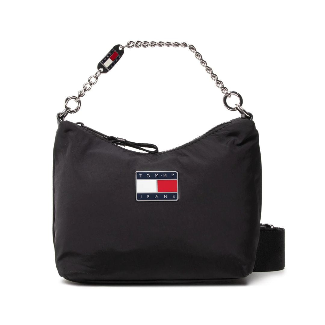 Tommy Jeans TJW Summer Nylon Shoulder Bag AW0AW11839-BLK - Black