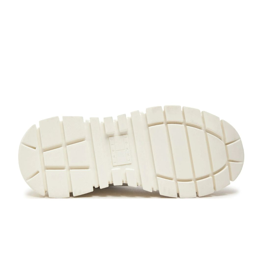 Tommy Jeans TJW Vulc Flatform Mc Mix Media Sneakers EN0EN02858-WHTFUR
