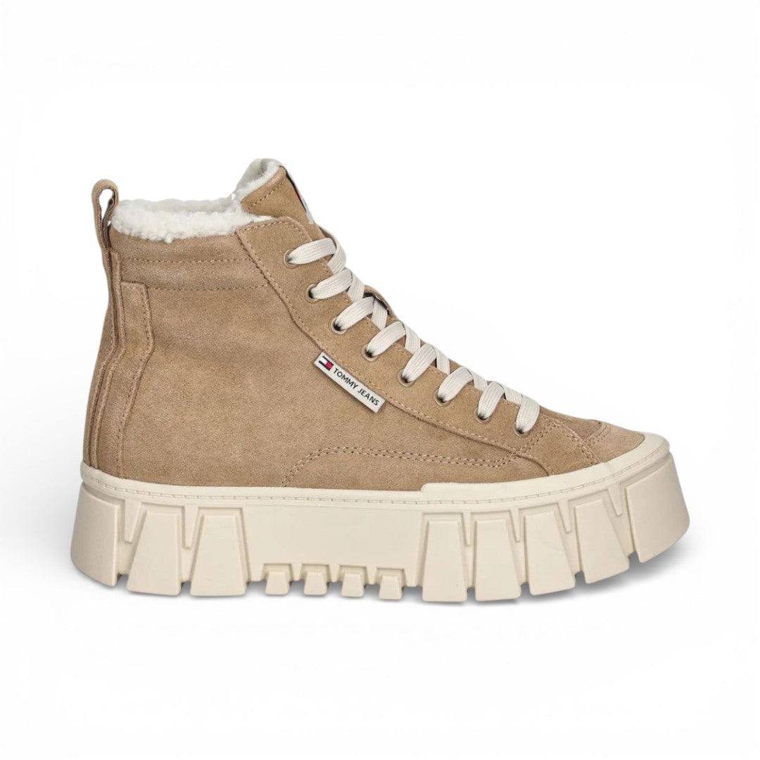 Tommy Jeans TJW VULC FLATFORM SUEDE WL Women EN0EN02894-BEG