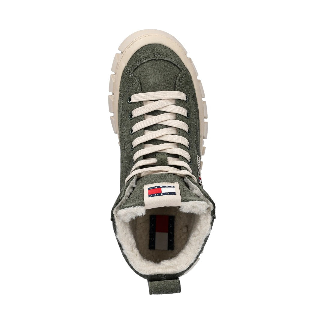 Tommy Jeans TJW VULC FLATFORM SUEDE WL Women EN0EN02894-OLV