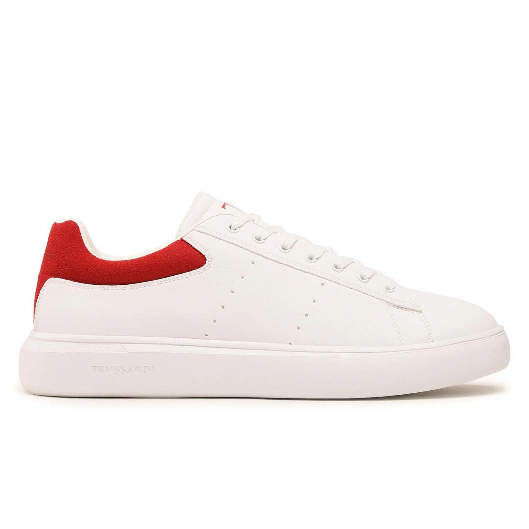 Trussardi Sneakers 77A00513-WHTRED - White / 40