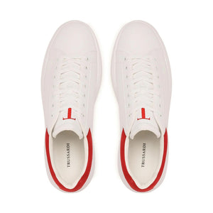 Trussardi Sneakers 77A00513-WHTRED - White / 40
