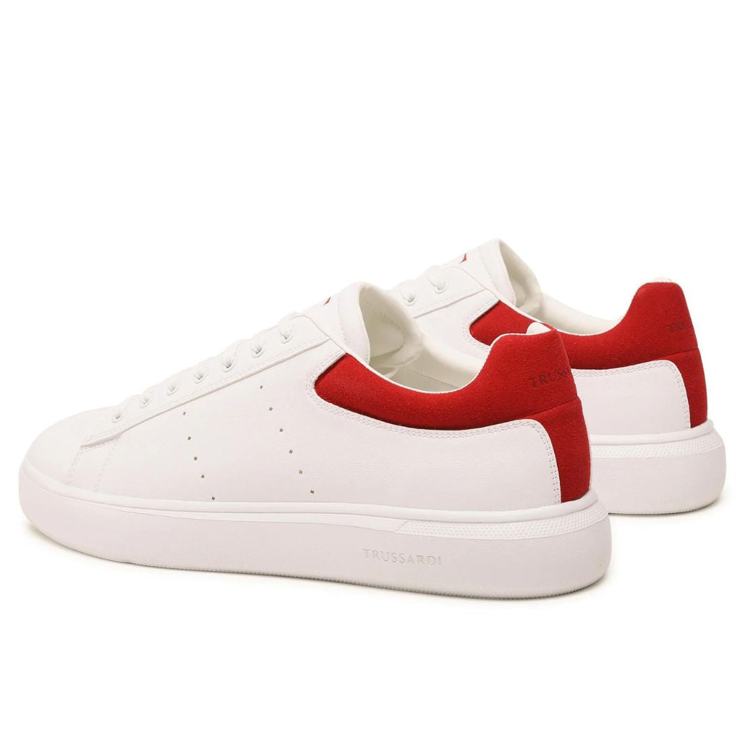Trussardi Sneakers 77A00513-WHTRED - White / 40