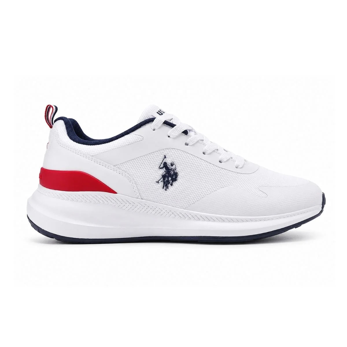 U.S. POLO ASSN Atlantic Sneakers Men -WHTRED
