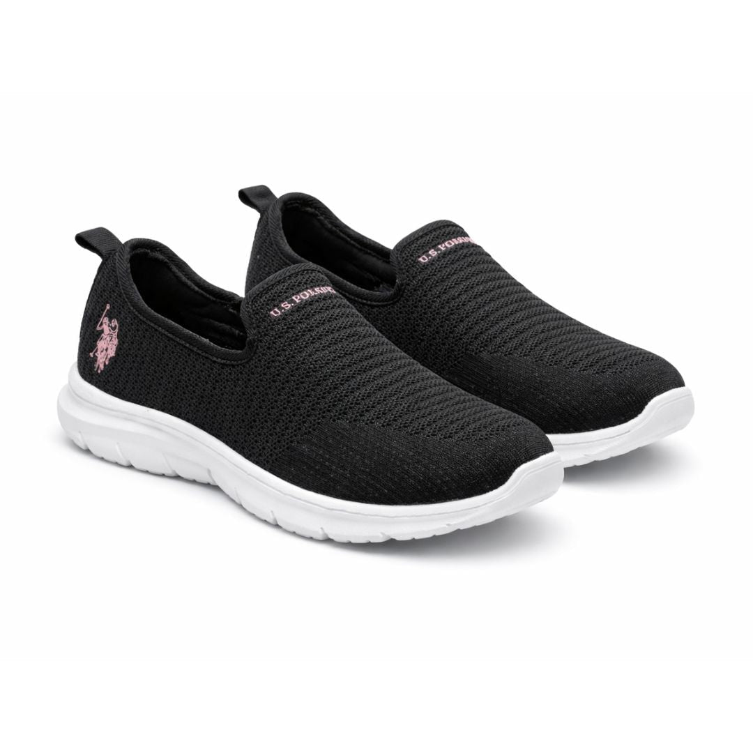 U.S. POLO ASSN. Basic Slip-On Sneakers Women - BLKWHT - Black/ White / 36.5