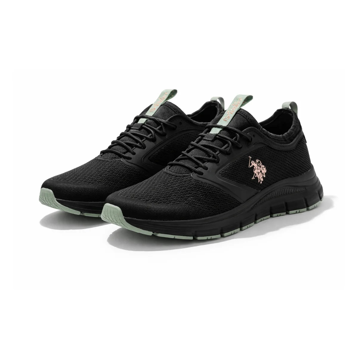 U.S. POLO ASSN bench-bx Sneakers - BLK - Black / 36.5