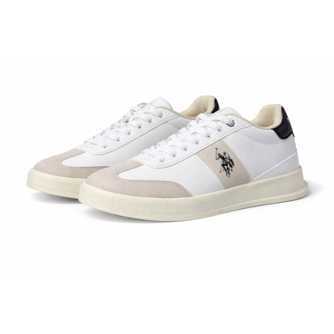 U.S. POLO ASSN. Campy Sneakers - WHTBEG - White/ Beige / 39