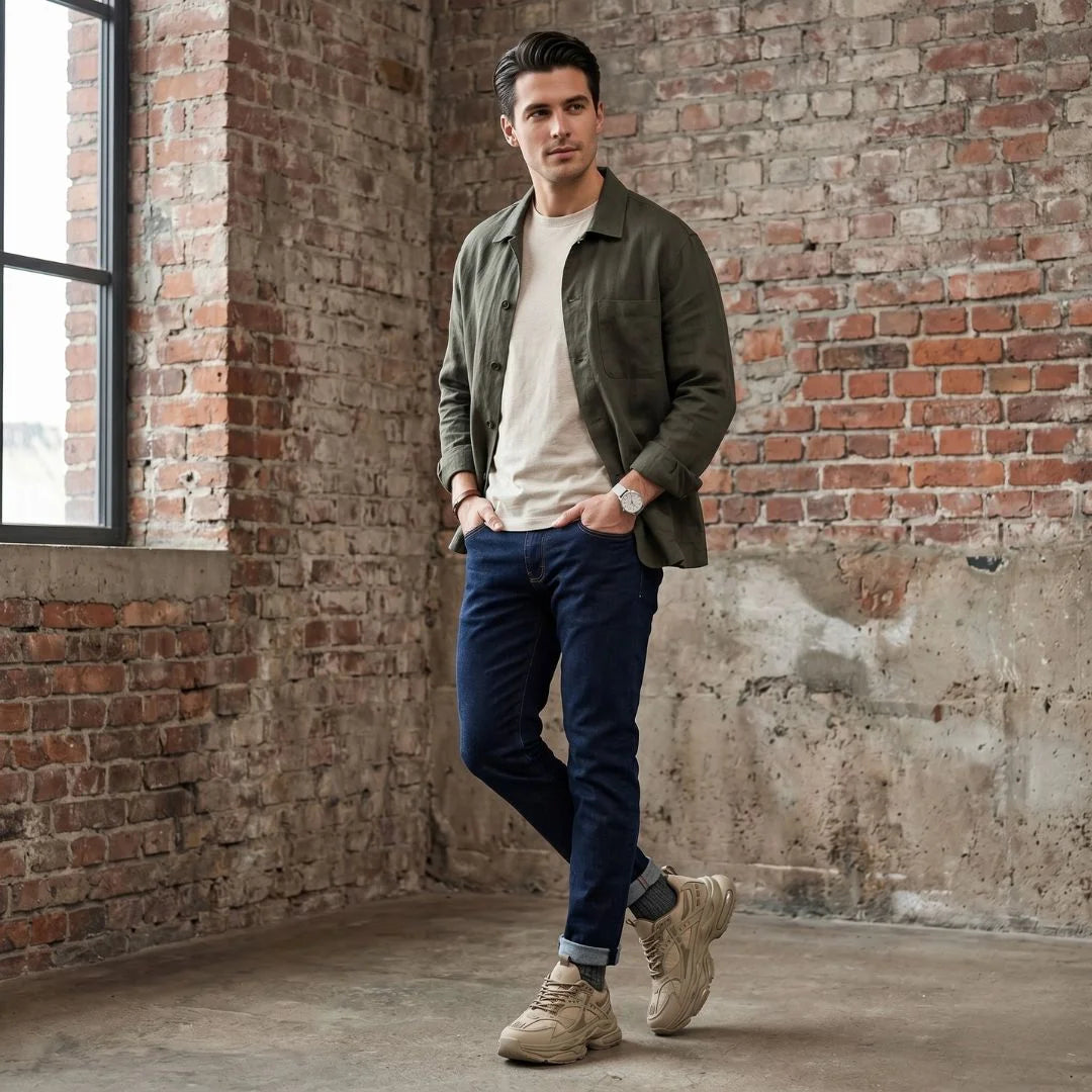 U.S. POLO ASSN. Chunky Sneakers Men UJ615698-BEG