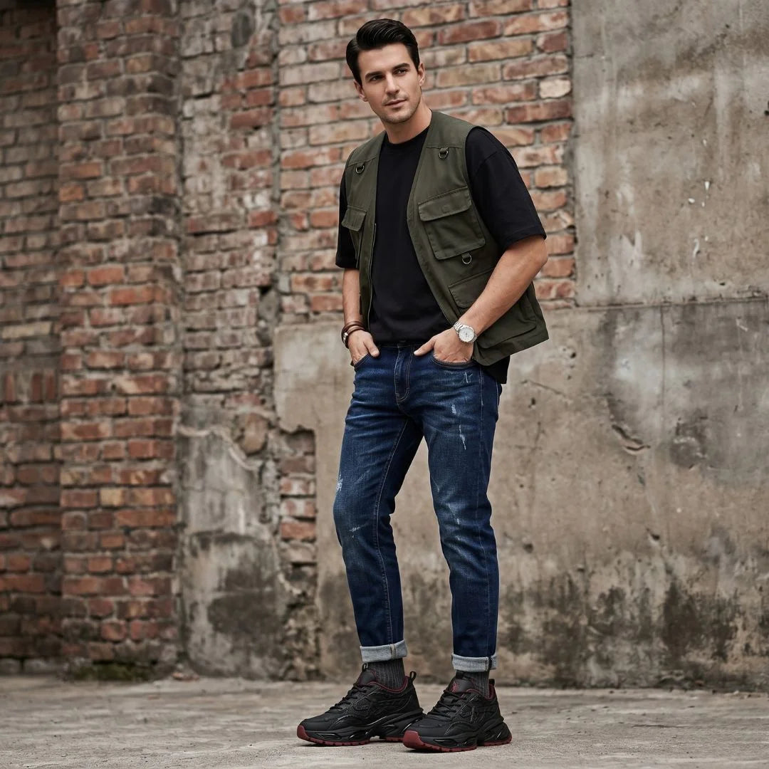 U.S. POLO ASSN. Chunky Sneakers Men UJ6161100-BLK