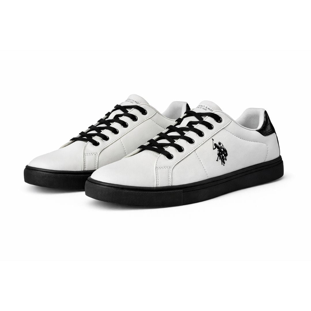 U.S. POLO ASSN. Classic Court Sneaker Men - WHTBLK - White-Black / 41