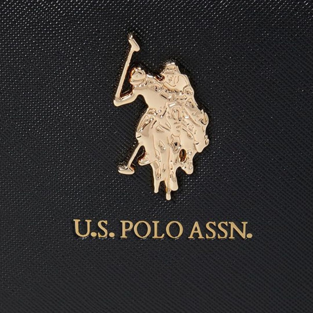 U.S. POLO ASSN. Classic Zip Crossbody Bag Women - BLK - Black