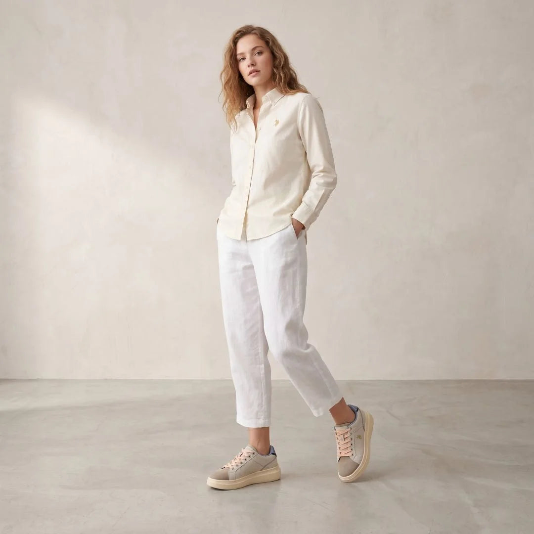 U.S. POLO ASSN. Cody Sneakers Women - OFFWHTBLU