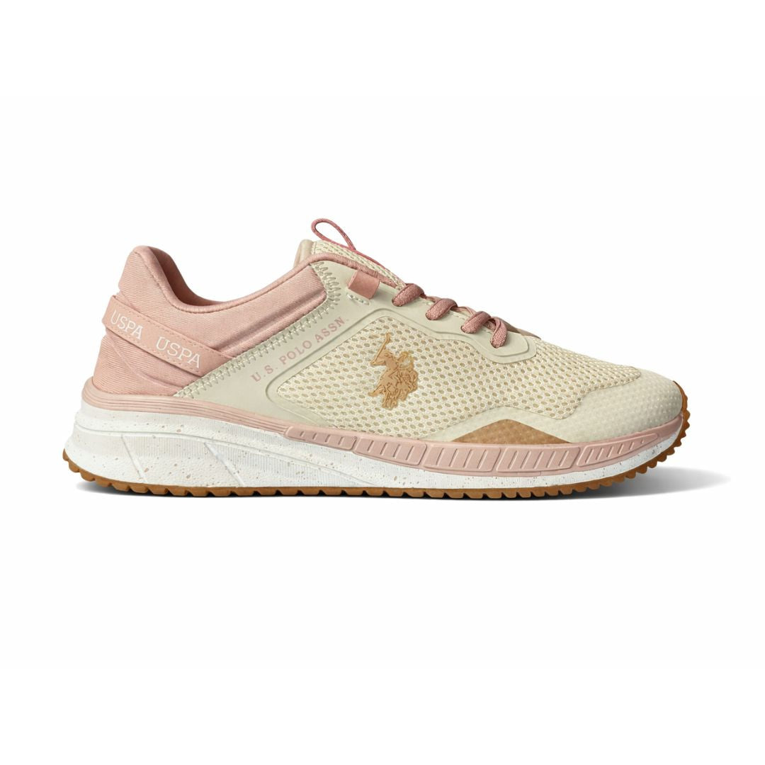 U.S. POLO ASSN. COTE Sneakers Women - BEGPNK - Beige/ Pink / 36.5