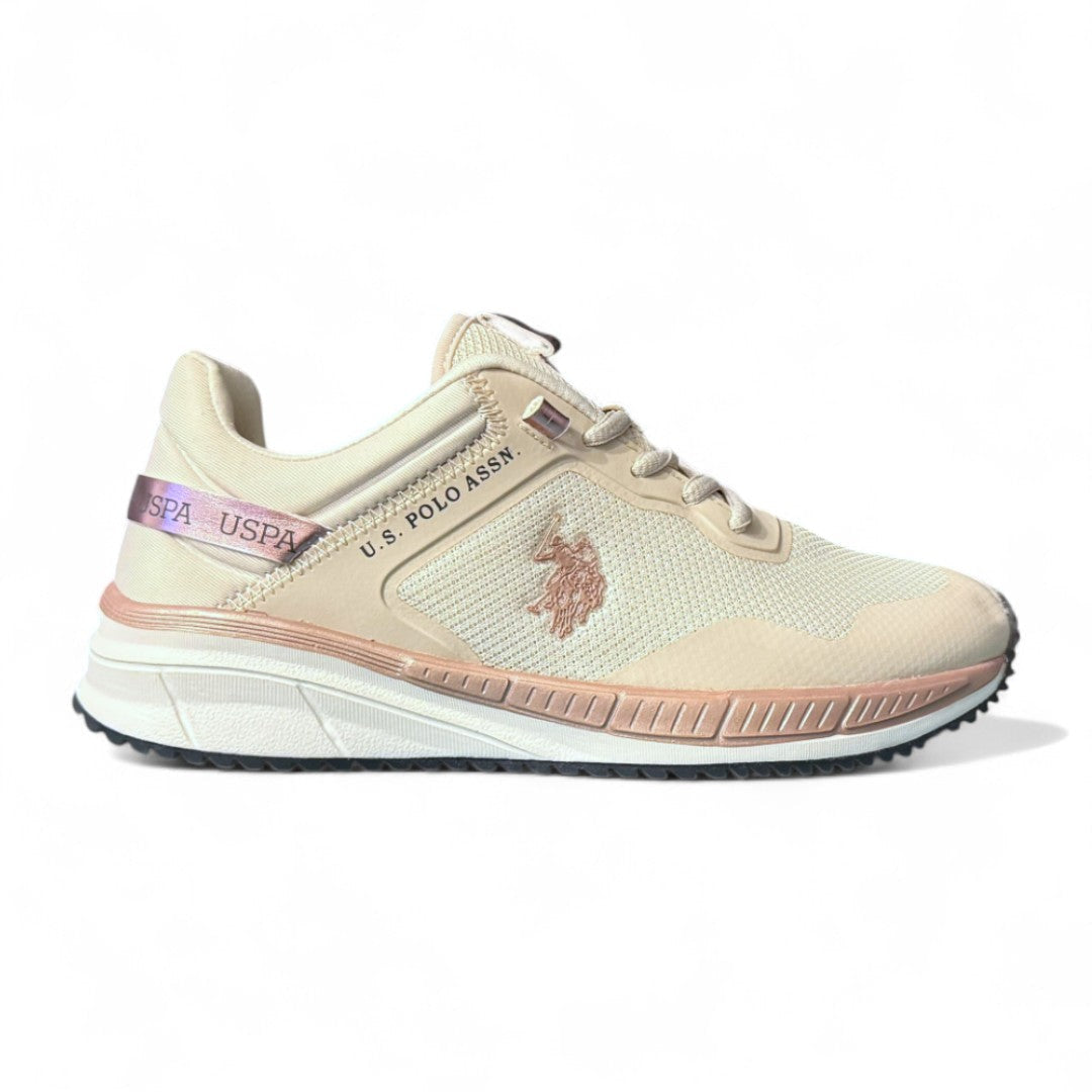 U.S. POLO ASSN. COTE Sneakers Women - BEGPNK - Beige/ Pink / 36.6