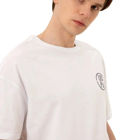 U.S. POLO ASSN. Crew Neck Circular Logo T-Shirt Men - BLK