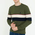 U.S. POLO ASSN. Crew Neck Knitwear Sweater Men 50237177-VR027 - Olive / L - Clothing