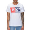 U.S. POLO ASSN. Crew Neck Logo T-Shirt Men 1358325-NVY - White / M