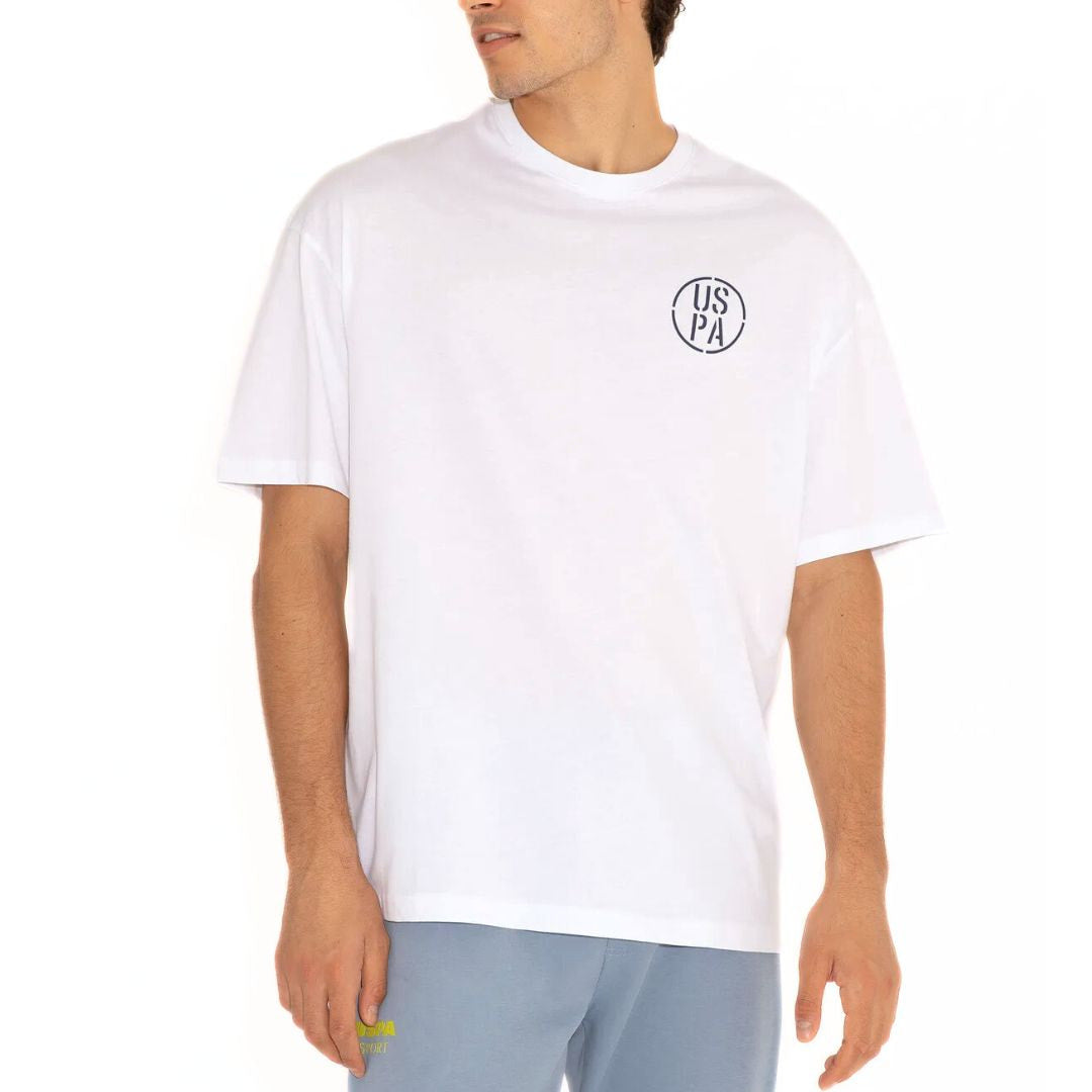 U.S. POLO ASSN. Crew Neck Logo T-Shirt Men 150289283-VR027-WHT - White / M