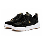 U.S. POLO ASSN Dance Sneakers Men - BLK - Black / 38.5