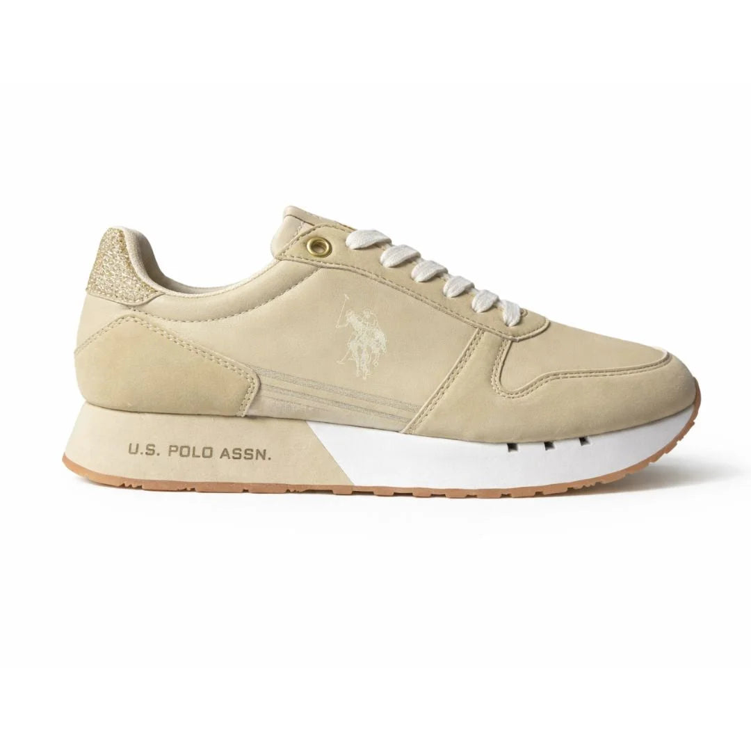 U.S. POLO ASSN. Deni Sneakers Women - BEGCMP - Beige-Champagne / 35