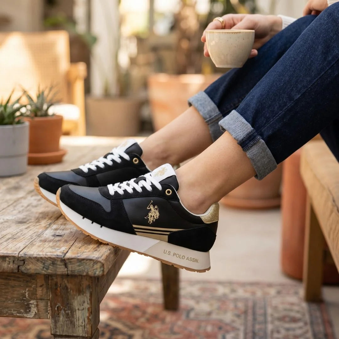 U.S. POLO ASSN. Deni Sneakers Women - BLKGLD