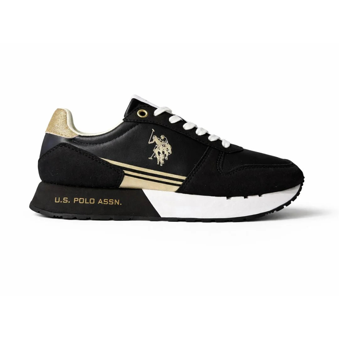 U.S. POLO ASSN. Deni Sneakers Women - GLDBLK - Gold-Black / 35