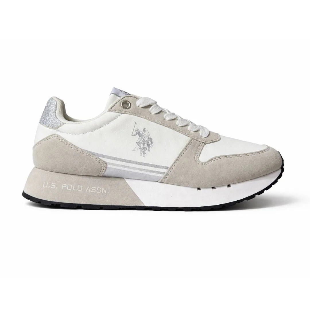 U.S. POLO ASSN. Deni Sneakers Women - WHTSLV - White-Silver / 35