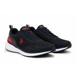 U.S. POLO ASSN Fullness Sneakers Men -NVYRED - Navy-Red / 38.5