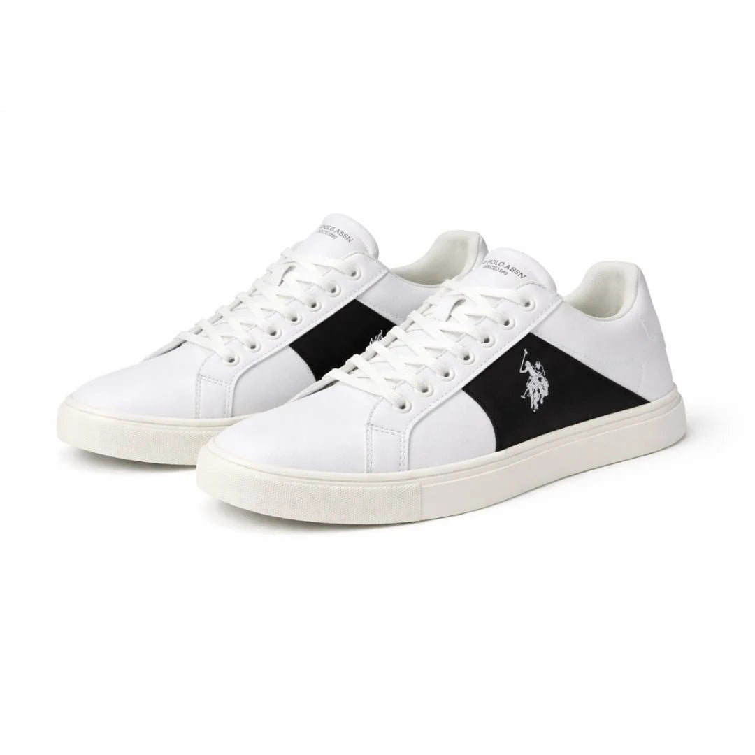 U.S. POLO ASSN. Hudson Sneaker Men - WHTBLK - White-Black / 41