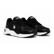 U.S. POLO ASSN Husky Sneakers Men - BLK - Black / 38.5