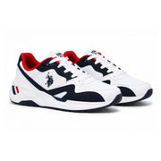 U.S. POLO ASSN HUSKY Sneakers Men -WHTRED - White-Red / 38.5