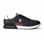 U.S. POLO ASSN. JAKE Leather Sneakers Men - BLK - Black / 40