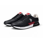 U.S. POLO ASSN. JAKE Leather Sneakers Men - BLK