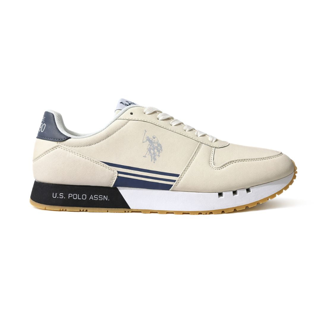 U.S. POLO ASSN. JAKE Leather Sneakers Men - CRM - Cream / 40