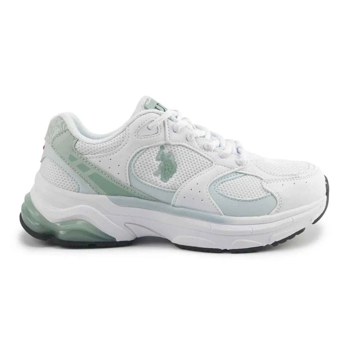 U.S. POLO ASSN. JUNO 5PR Woman Sneaker - WHT - White / 36