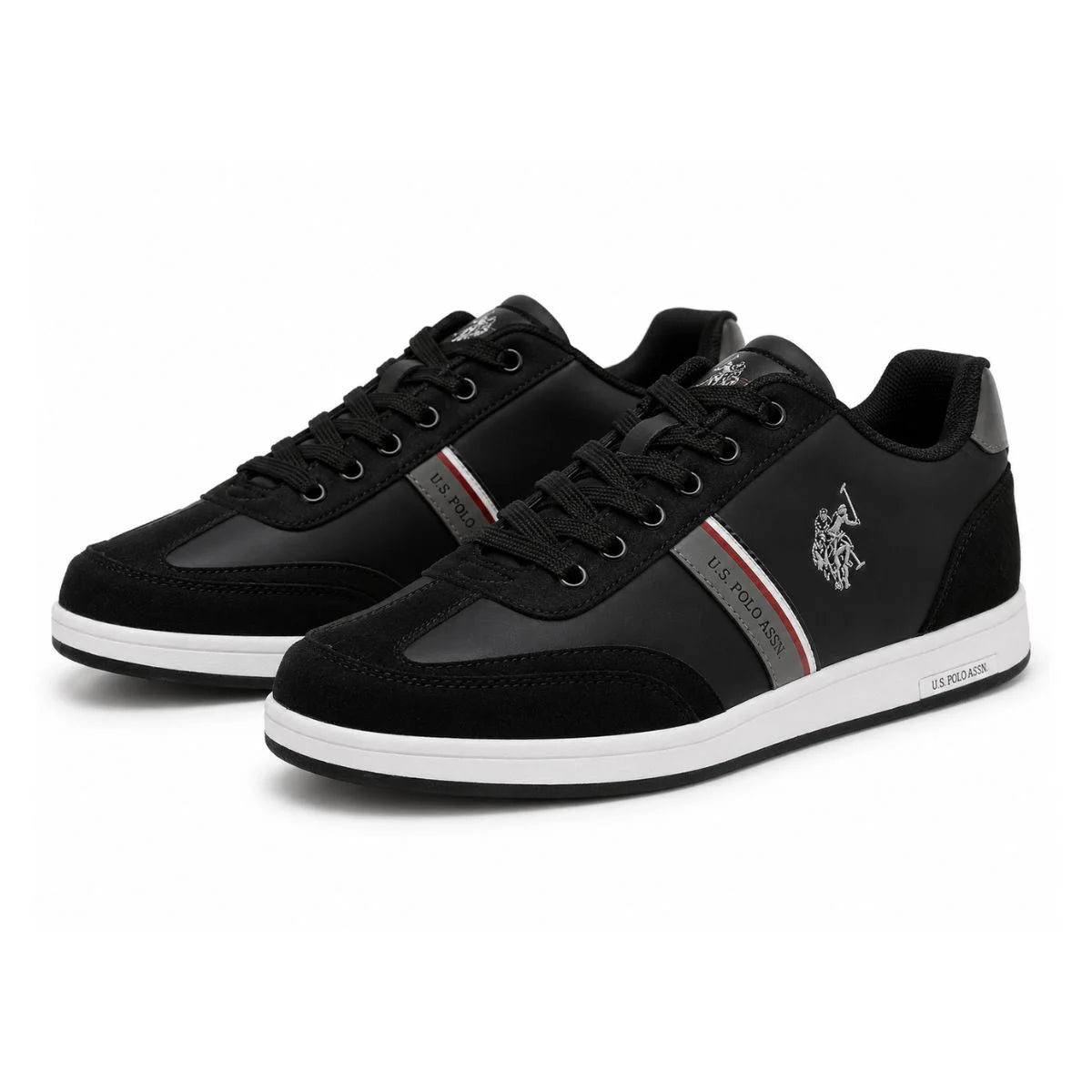 U.S. POLO ASSN KARES GLB 5FX Sneakers Men - BLK - Black / 38.5