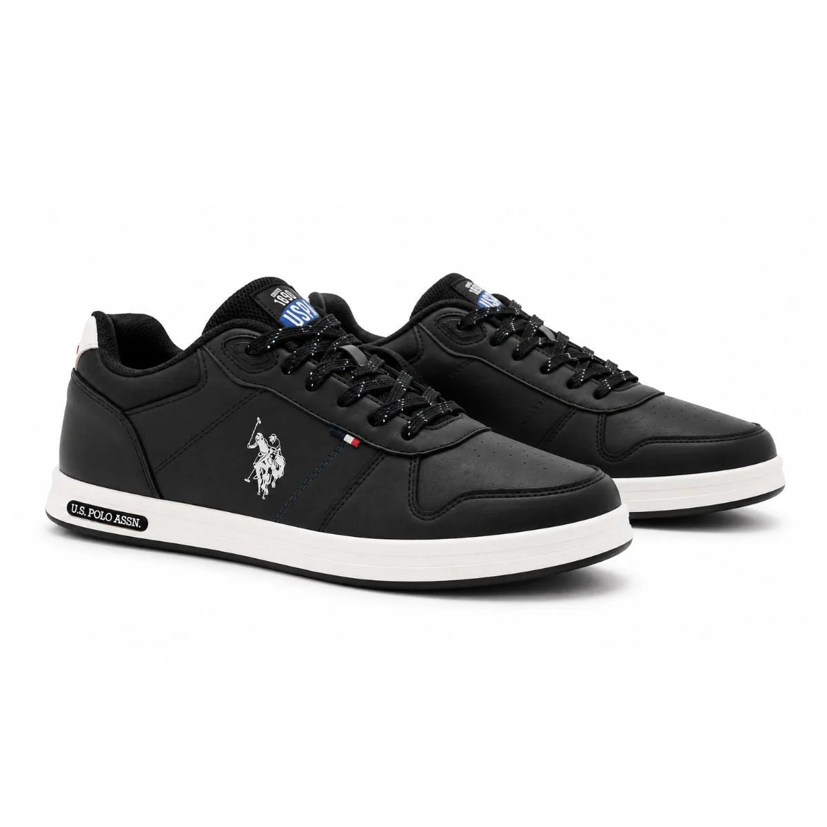 U.S. POLO ASSN. KARMO GLB 6FX Sneaker Men - BLK - Black / 40