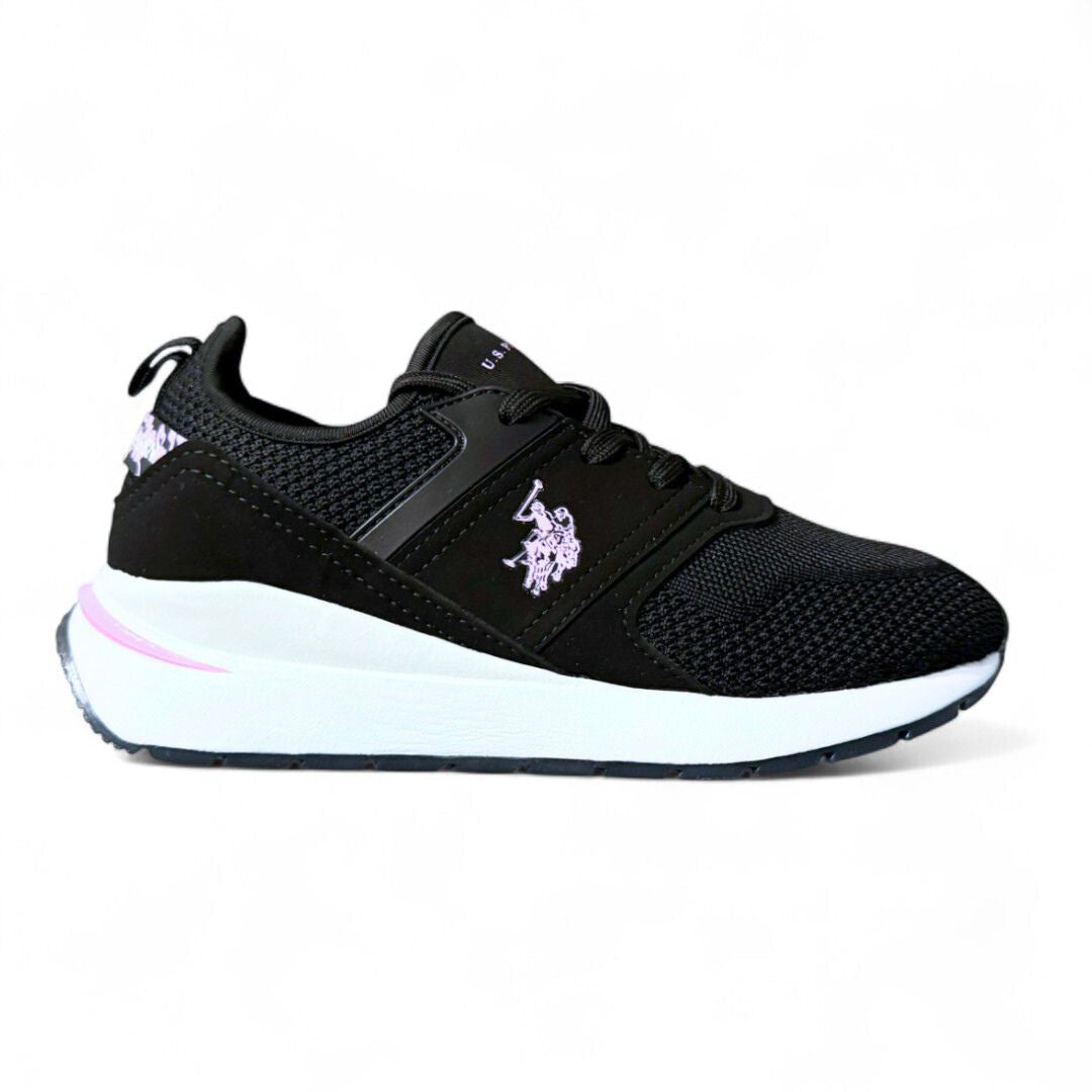 U.S. POLO ASSN. Lazy Sneakers Women NW13275-BLKWHT - Black/ White / 36.5