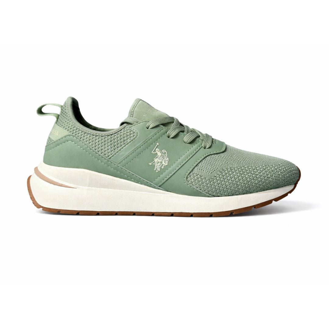 U.S. POLO ASSN. Lazy Sneakers Women NW13275-GRN - Green / 36.5