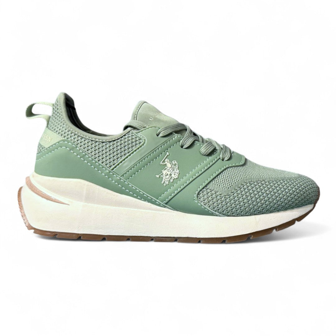 U.S. POLO ASSN. Lazy Sneakers Women NW13275-GRN - Green / 36.5